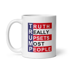 Load image into Gallery viewer, TRUMP Truth Really Upsets Most People mug