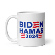 Load image into Gallery viewer, BIDEN HAMAS 2024 White glossy mug