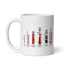 Load image into Gallery viewer, History of Gas Pumps mug