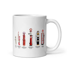 Load image into Gallery viewer, History of Gas Pumps mug