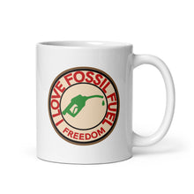 Load image into Gallery viewer, I Love Fossil Fuel mug