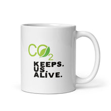 Load image into Gallery viewer, CO2 Keeps. Us. Alive. Mug