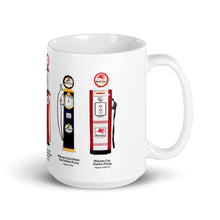 Load image into Gallery viewer, History of Gas Pumps mug