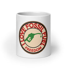 Load image into Gallery viewer, I Love Fossil Fuel mug