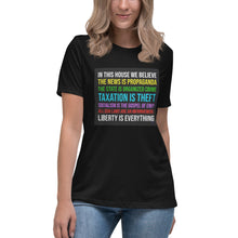 Load image into Gallery viewer, In This House Women's Relaxed T-Shirt
