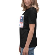 Load image into Gallery viewer, BIDEN HARRIS 2024 Illegals First Women's Relaxed T-Shirt