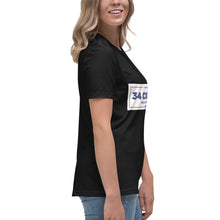 Load image into Gallery viewer, 34 Counts Still Voting for Trump Women's Relaxed T-Shirt