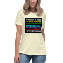 Load image into Gallery viewer, In This House Women's Relaxed T-Shirt