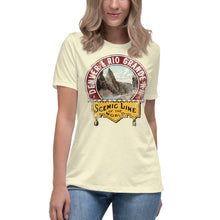 Load image into Gallery viewer, Denver and Rio Grande Railroad Scenic Route Women's Relaxed T-Shirt