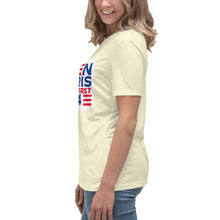Load image into Gallery viewer, BIDEN HARRIS 2024 Illegals First Women's Relaxed T-Shirt