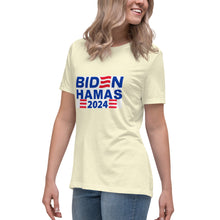 Load image into Gallery viewer, BIDEN HAMAS 2024 Women's Relaxed T-Shirt
