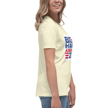 Load image into Gallery viewer, BIDEN HARRIS 2024 America Last Women's Relaxed T-Shirt