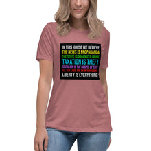 Load image into Gallery viewer, In This House Women's Relaxed T-Shirt