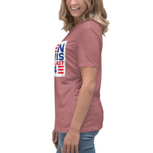 Load image into Gallery viewer, BIDEN HARRIS 2024 America Last Women's Relaxed T-Shirt