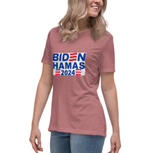 Load image into Gallery viewer, BIDEN HAMAS 2024 Women's Relaxed T-Shirt