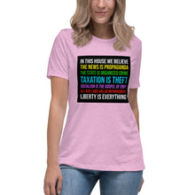 Load image into Gallery viewer, In This House Women's Relaxed T-Shirt