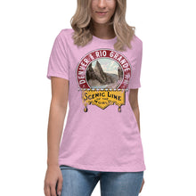 Load image into Gallery viewer, Denver and Rio Grande Railroad Scenic Route Women's Relaxed T-Shirt