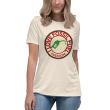 Load image into Gallery viewer, I Love Fossil Fuel Women's Relaxed T-Shirt