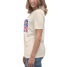 Load image into Gallery viewer, BIDEN HARRIS 2024 Illegals First Women&#39;s Relaxed T-Shirt
