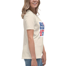 Load image into Gallery viewer, BIDEN HARRIS 2024 America Last Women&#39;s Relaxed T-Shirt
