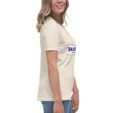Load image into Gallery viewer, 34 Counts Still Voting for Trump Women's Relaxed T-Shirt