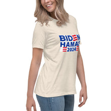 Load image into Gallery viewer, BIDEN HAMAS 2024 Women's Relaxed T-Shirt