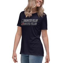 Load image into Gallery viewer, Voting for a Convicted Felon Women's Relaxed T-Shirt