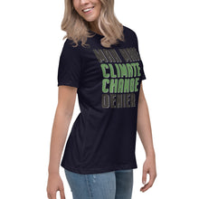Load image into Gallery viewer, Man Made Climate Change Denier Women's Relaxed T-Shirt