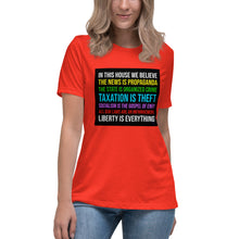 Load image into Gallery viewer, In This House Women's Relaxed T-Shirt