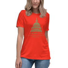 Load image into Gallery viewer, January 6th A Date That Will Live in Hyperbole Women&#39;s Relaxed T-Shirt
