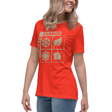 Load image into Gallery viewer, Climate Change Four Seasons Women's Relaxed T-Shirt