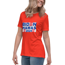 Load image into Gallery viewer, BIDEN HAMAS 2024 Women's Relaxed T-Shirt