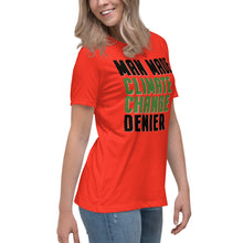 Load image into Gallery viewer, Man Made Climate Change Denier Women's Relaxed T-Shirt