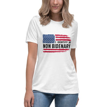 Load image into Gallery viewer, I Identify as Non-Bidenary Women's Relaxed T-Shirt