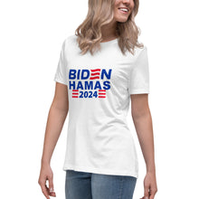 Load image into Gallery viewer, BIDEN HAMAS 2024 Women's Relaxed T-Shirt