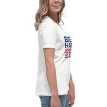 Load image into Gallery viewer, BIDEN HARRIS 2024 America Last Women's Relaxed T-Shirt
