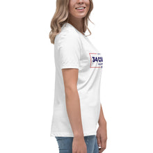 Load image into Gallery viewer, 34 Counts Still Voting for Trump 2024 Women's Relaxed T-Shirt