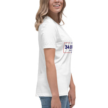 Load image into Gallery viewer, 34 Counts Still Voting for Trump Women's Relaxed T-Shirt