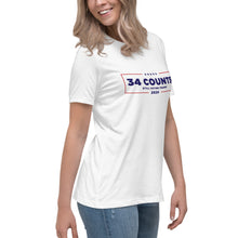 Load image into Gallery viewer, 34 Counts Still Voting for Trump 2024 Women's Relaxed T-Shirt