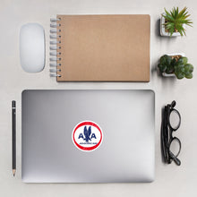 Load image into Gallery viewer, American Airlines Distressed Logo Bubble-free stickers