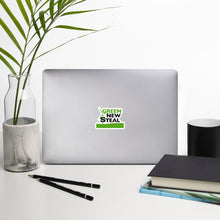 Load image into Gallery viewer, Green New Steal Bubble-free stickers