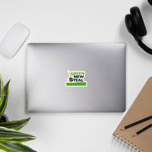 Load image into Gallery viewer, Green New Steal Bubble-free stickers
