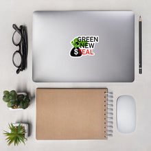 Load image into Gallery viewer, Green New Steal Bubble-free stickers