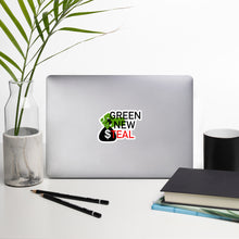Load image into Gallery viewer, Green New Steal Bubble-free stickers