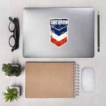 Load image into Gallery viewer, "Chevron Oil Shield" Bubble-free stickers