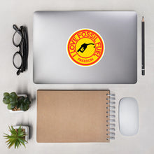 Load image into Gallery viewer, I Love Fossil Fuel Bubble-free stickers