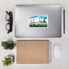 Load image into Gallery viewer, Coal Powered Electric Car Bubble-free stickers