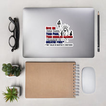 Load image into Gallery viewer, Give Me Your Tired But Not in Martha's Vineyard Bubble-free stickers