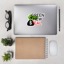 Load image into Gallery viewer, Green New Steal Bubble-free stickers