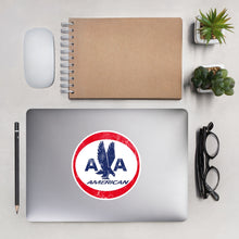 Load image into Gallery viewer, American Airlines Distressed Logo Bubble-free stickers
